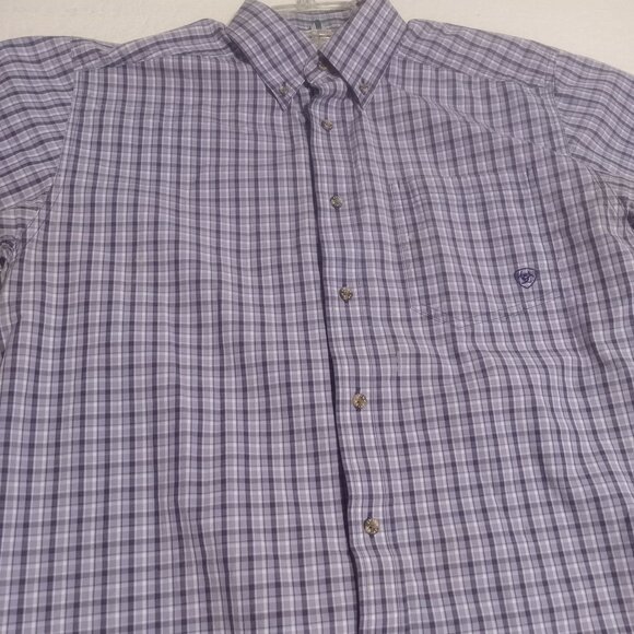 Ariat Men's Pro Series Button Down SS Shirt Size M 10015046 - Picture 1 of 11